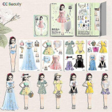 (D)2023 Magnetic Dress Up Baby Funny Princess Paper Dolls Magnet Dress Up Game Toys Kids Girls Gifts
