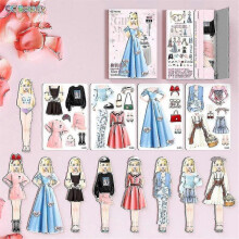 (B)2023 Magnetic Dress Up Baby Funny Princess Paper Dolls Magnet Dress Up Game Toys Kids Girls Gifts