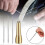 Leather Sewing Awl Needle with Handle 3 Needles Sewing Awl Hand Stitcher 2