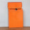 (1PC-ORANGE) Wall Mount Mailbox Rust- Proof Letter Box Decorative Post Box Farmhouse Mailbox Wall Locking Mailbox April 4.17 4