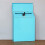 (1PC-BLUE) Wall Mount Mailbox Rust- Proof Letter Box Decorative Post Box Farmhouse Mailbox Wall Locking Mailbox April 4.17 4
