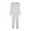 (2XL, White) Men's One Piece Long Johns Night Pajama 2
