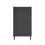 SoBuy Ντουλάπι Παπουτσιών Μαύρο 4 Ράφια 50x19x90 εκ. 13