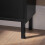 SoBuy Ντουλάπι Παπουτσιών Μαύρο 4 Ράφια 50x19x90 εκ. 4