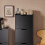 SoBuy Ντουλάπι Παπουτσιών Μαύρο 50x19x129 εκ. 7
