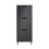 SoBuy Ντουλάπι Παπουτσιών Μαύρο 50x19x129 εκ. 1
