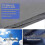 (3x3x4.3m, Blue) Right Angled Outdoor Sun Shade - XC 5