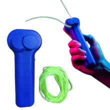 (Blue rope) Glow-in-the-dark Loop Lasso ,rope Launcher Propeller,loop Lasso String Shooter