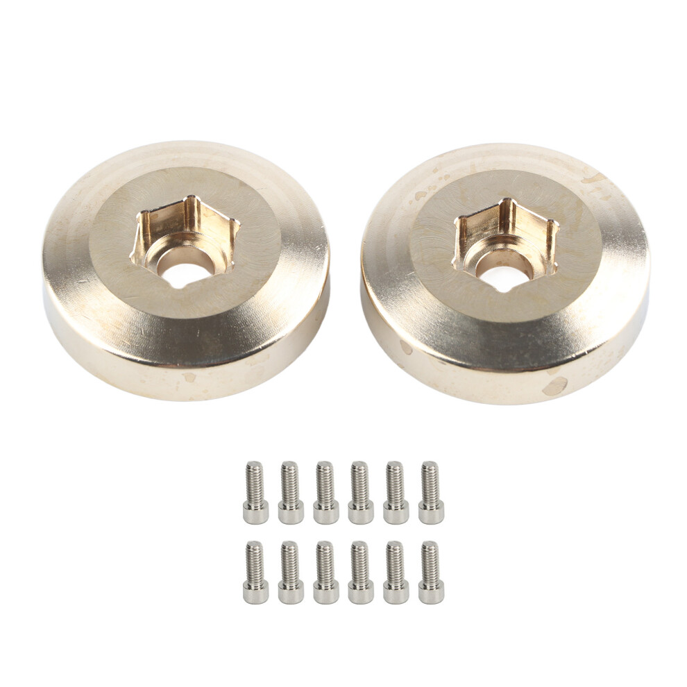 2Pcs Brass Wheel Weights 1.9 2.2in RC Crawler Car-image-OPC-PJ7XJ5S-NEW