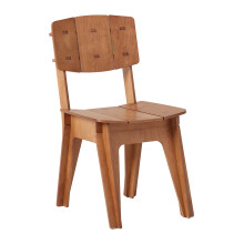 SoBuy HFST01-BR Kuchyňská židle Přírodní hnědá 44,5x86x61cm