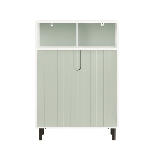 SoBuy Ντουλάπι Μπάνιου 3 Ράφια Πράσινο 60x30x87cm