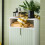 SoBuy Ντουλάπι Μπάνιου 3 Ράφια Πράσινο 60x30x87cm 14