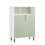 SoBuy Ντουλάπι Μπάνιου 3 Ράφια Πράσινο 60x30x87cm 16