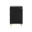 SoBuy Κομοδίνο Μαύρο 3 Συρτάρια 40x40x63 εκ. 14