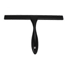Black 10 Shower Squeegee  Squeegee for Shower Glass Door,Window and Car Glass, Stainless Steel ,for a long