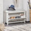 SoBuy FSR161-W Παγκος Εισοδου Λευκος 80x29x50cm 2
