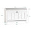 SoBuy FSR161-W Παγκος Εισοδου Λευκος 80x29x50cm 3