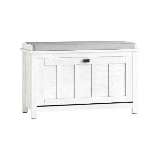 SoBuy FSR161-W Παγκος Εισοδου Λευκος 80x29x50cm