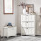 SoBuy Ντουλάπα Παπουτσιών Λευκή 80x30x111cm 2