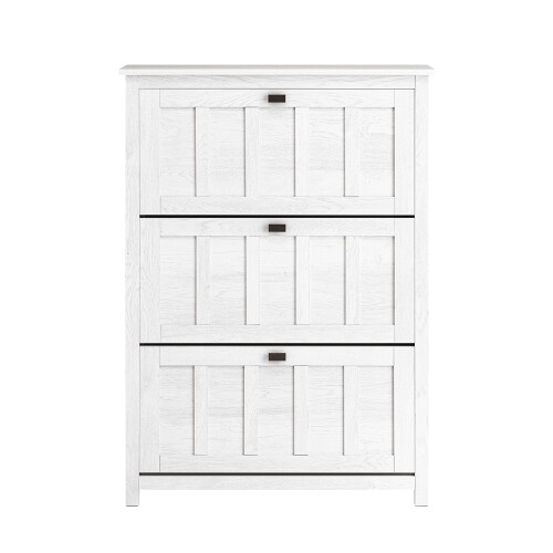SoBuy Ντουλάπα Παπουτσιών Λευκή 80x30x111cm