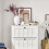 SoBuy Ντουλάπα Παπουτσιών Λευκή 80x30x111cm 5
