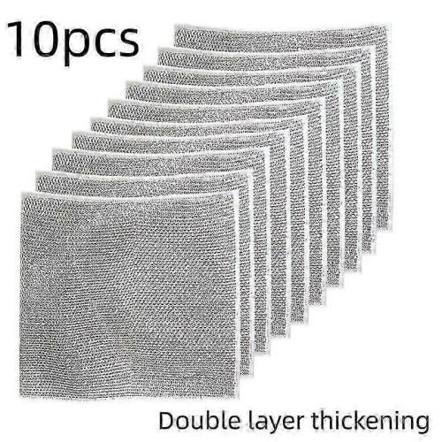 (10pcs) Multifunctional Non-scratch Wire Dishcloth Wire Dishcloth Multipurpose Wire Dishwashing Rags Cleaning Cloth Magic Dish Towel