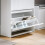 Dulap pantofi SoBuy alb 61x26x100 cm 4