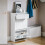 Dulap pantofi SoBuy alb 61x26x100 cm 10