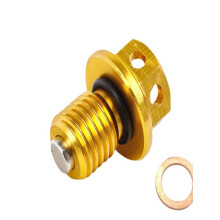 M12 Motorcycle Magnetic Oil Nut Oil Drain Nut Oil Drain Screw Oil Magnetic Nut is applicable to Honda Yamaha Kawasaki