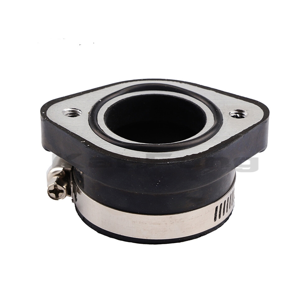 Motorcycle Dirt Pit Par 28Mm Rubber Manifold Intake Pipe Carburetor Flange Intake For Mikuni Vm24 Keihin Oko Atv Dirt Bike 6935158943999