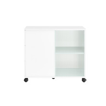 Masă de cafea SoBuy cu rotile, 75x35x61 cm