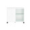 SoBuy White Mobile Storage Cabinet on Wheels 1