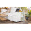 SoBuy White Mobile Storage Cabinet on Wheels 9
