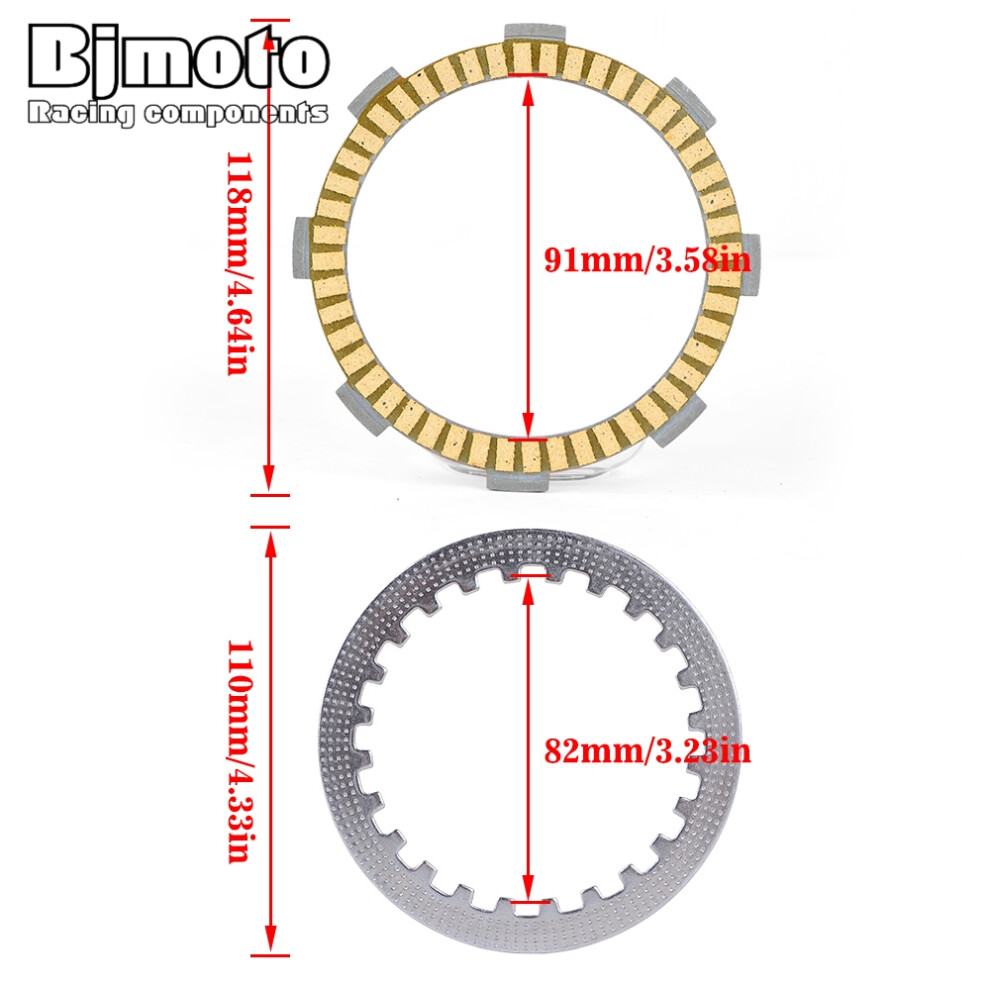Friction Clutch Friction Plate Kit For Oem 22201-Keb-600/22201-166-000 22311-Kn4-680/22311-107-000 Nsr 50 Rv Rw Rx Ry Sk Sp Sr Ss 6935158946310
