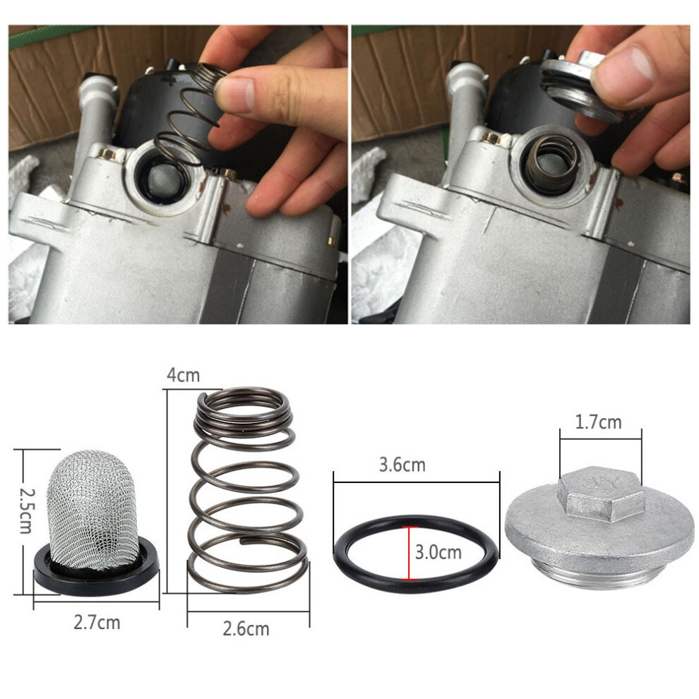Oil Drain Plug Kit Scooter Drain Bolt For Gy6 50Cc To 150Cc Baotian Benzhou Znen Taotao (Including Oil Filte O-Ring Drain Plug 6935158946426