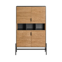 Buffet SoBuy, 84x40x132cm, HFSB03-SCH