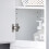SoBuy Λευκό Ντουλάπι Μπάνιου 30x30x170cm 2 Πόρτες 9