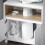 SoBuy Badeværelsesvaskeskab NIPPER'S COMPLEX BZR148-W 5