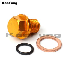Atv Quad Dirt Pitbike Little Monkey Car Refires Off-Motorcycle Road Bike CNC M12 Oil Magnetic Drain Screw Magnet Sump