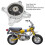 12mm Front Wheel Hub with Bearing Rubber Pad Heavy 15