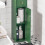 SoBuy Ψηλό Ντουλάπι Μπάνιου 5 Ράφια Πράσινο 20x180x20cm 12