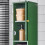 SoBuy Ψηλό Ντουλάπι Μπάνιου 5 Ράφια Πράσινο 20x180x20cm 14
