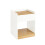 SoBuy White Bedside Table with Drawer & Storage 16