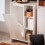 SoBuy Mobile Lavanderia Bagno con 3 Ripiani Bianco 8
