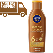 Nivea Sun Carotene (SPF6) Tanning Lotion 200mL | UV Protection | Remove Tanning | Fair Dark Skin Moisturizer | Water Resistant Sunscreen