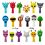 12PCS Sprunki Toys Set Horror Games Sprunki Character Sculpture Statue 1