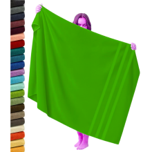 Extra Large Super Jumbo Bath Sheet 100x200cm Egyptian Cotton Soft XXL Bath Sheet (Lime Green)