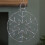 49cm Battery Powered Light up Silver Christmas Snowflake Ball with Twinkling LEDs 5
