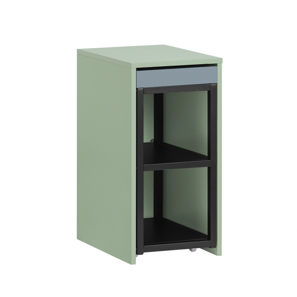 SoBuy Side Table Mobile Trolley 60cm Green-image-OPC-PHX9CDB-NEW