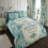 (Double) Polycotton IOLA Duvet Cover With Pillowcases- Teal 1